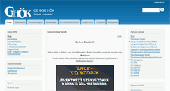 Desktop Screenshot of hok.banki.hu
